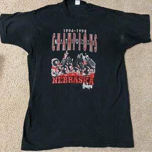 Vintage Nebraska Huskers Football 1994-1995 National Champions shirt